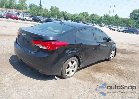 2013 Hyundai Elantra Gls z USA, uszkodzony, nr VIN KMHDH4AEXDU530711